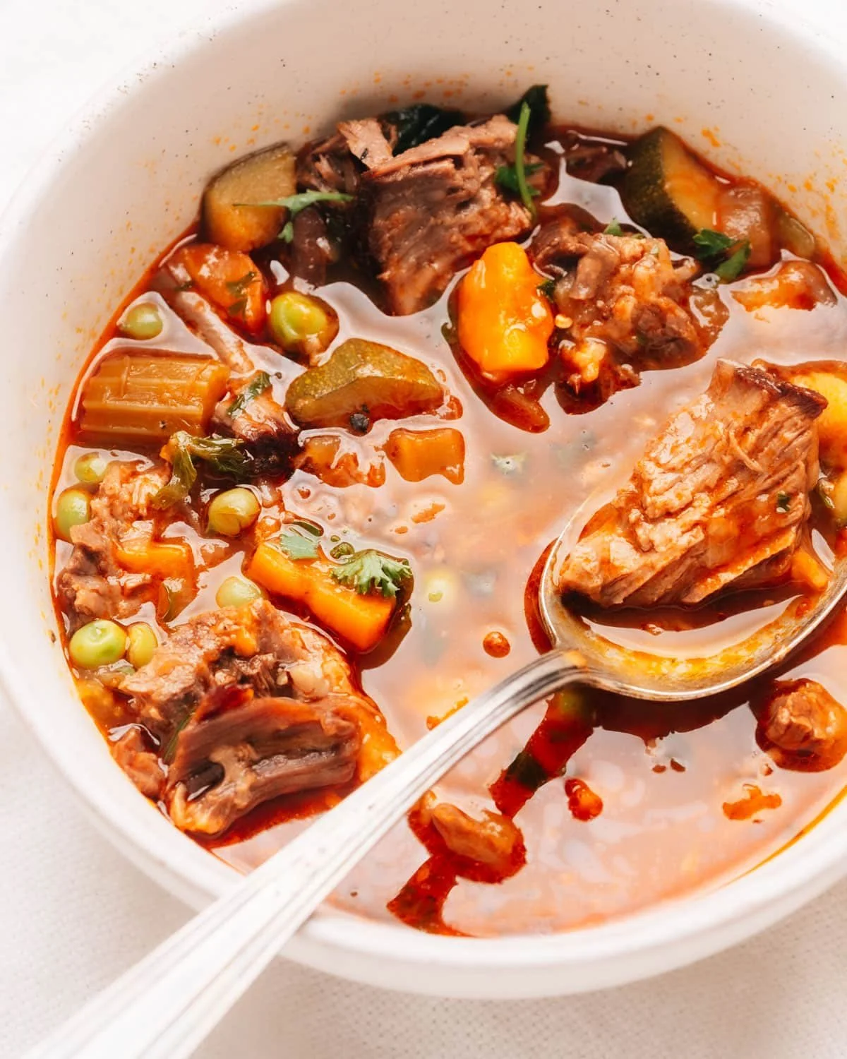 Old Fashioned Vegetable Beef Soup (with Fall-Apart Tender Beef)