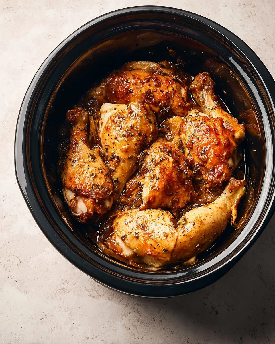 Tender Slow Cooker Whole Chicken